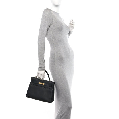 Hermes Togo Kelly Retourne 28 Black 2 of 11
