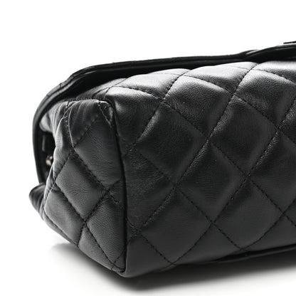 Chanel Lambskin Quilted Flap Cosmetic Case Black 8 of 11