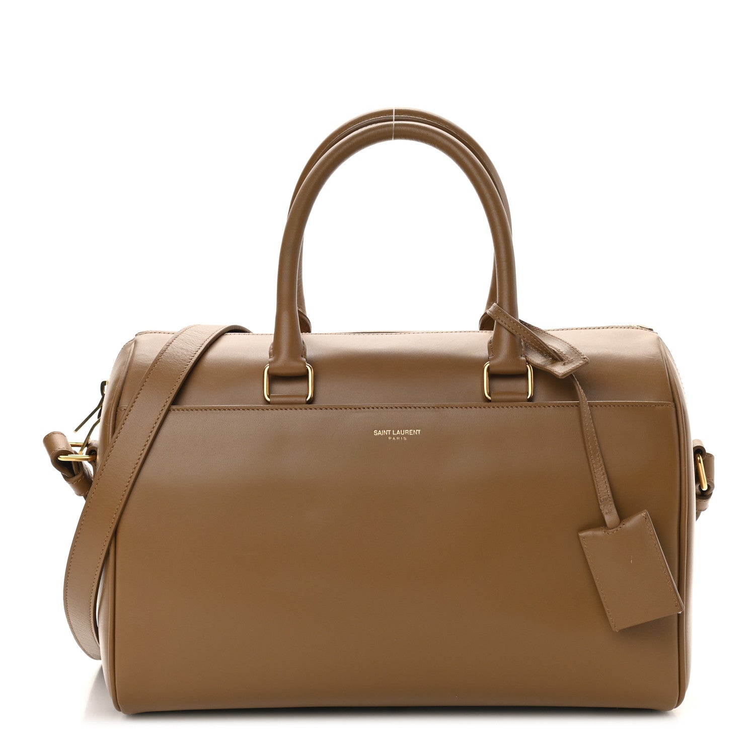 Saint Laurent Calfskin Classic Duffle 6 Camel 1 of 11