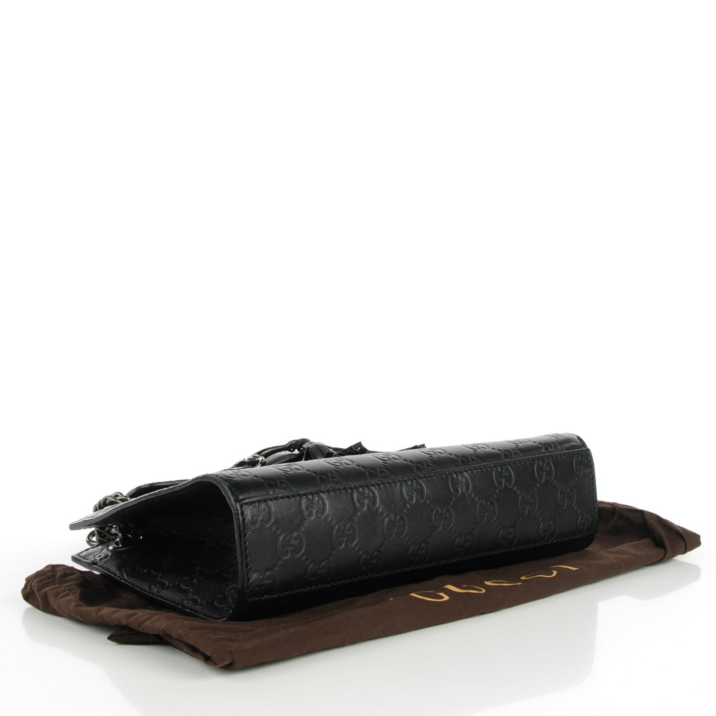 Guccissima Small Emily Shoulder Bag Black