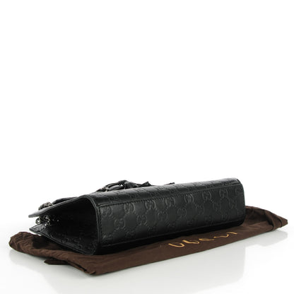 Gucci Guccissima Small Emily Shoulder Bag Black 4 of 7