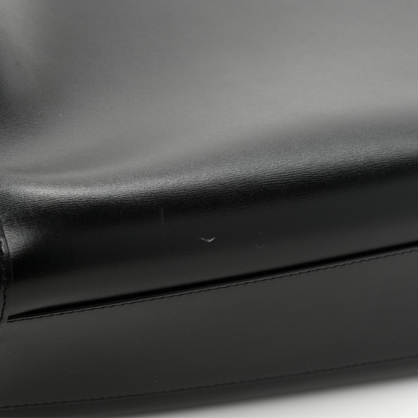 Smooth Calfskin Maillon Cabas Tote Black