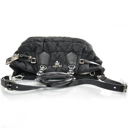 Prada Tessuto Nylon Quilted Tote Nero 6 of 10