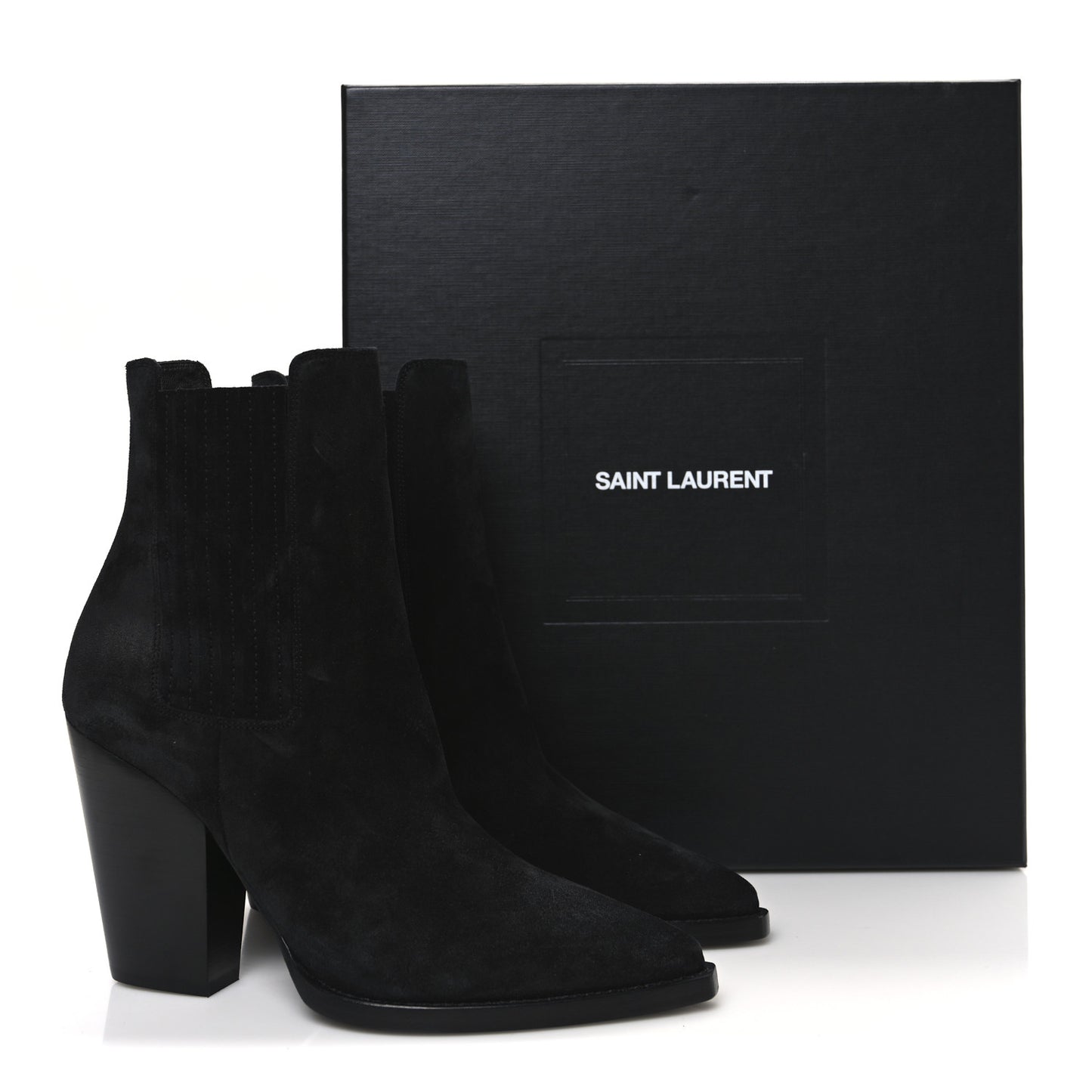 Suede Theo 95 Ela Boots 38 Black