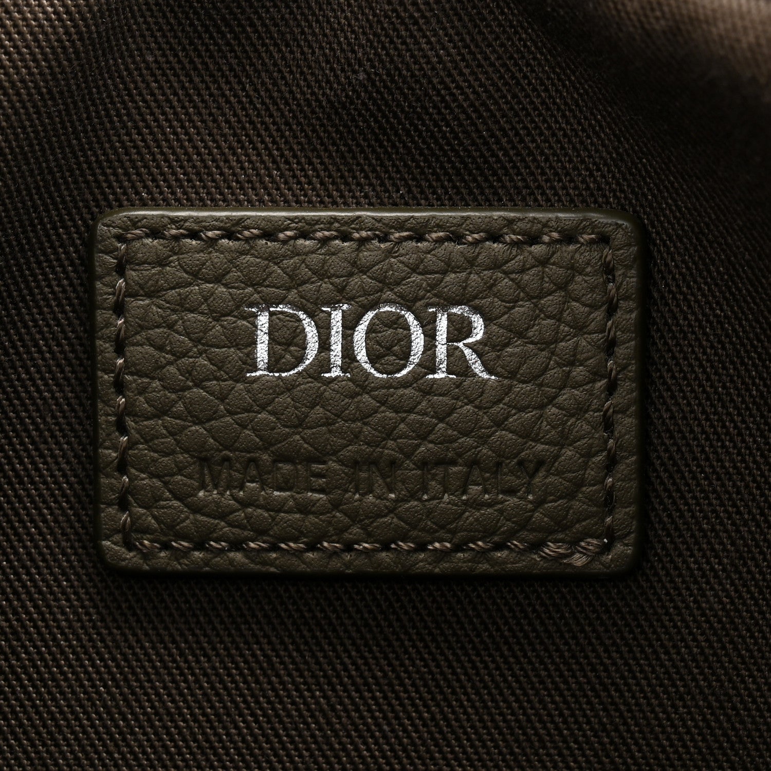Christian Dior Oblique Saddle Triple Pouch Green 7 of 11