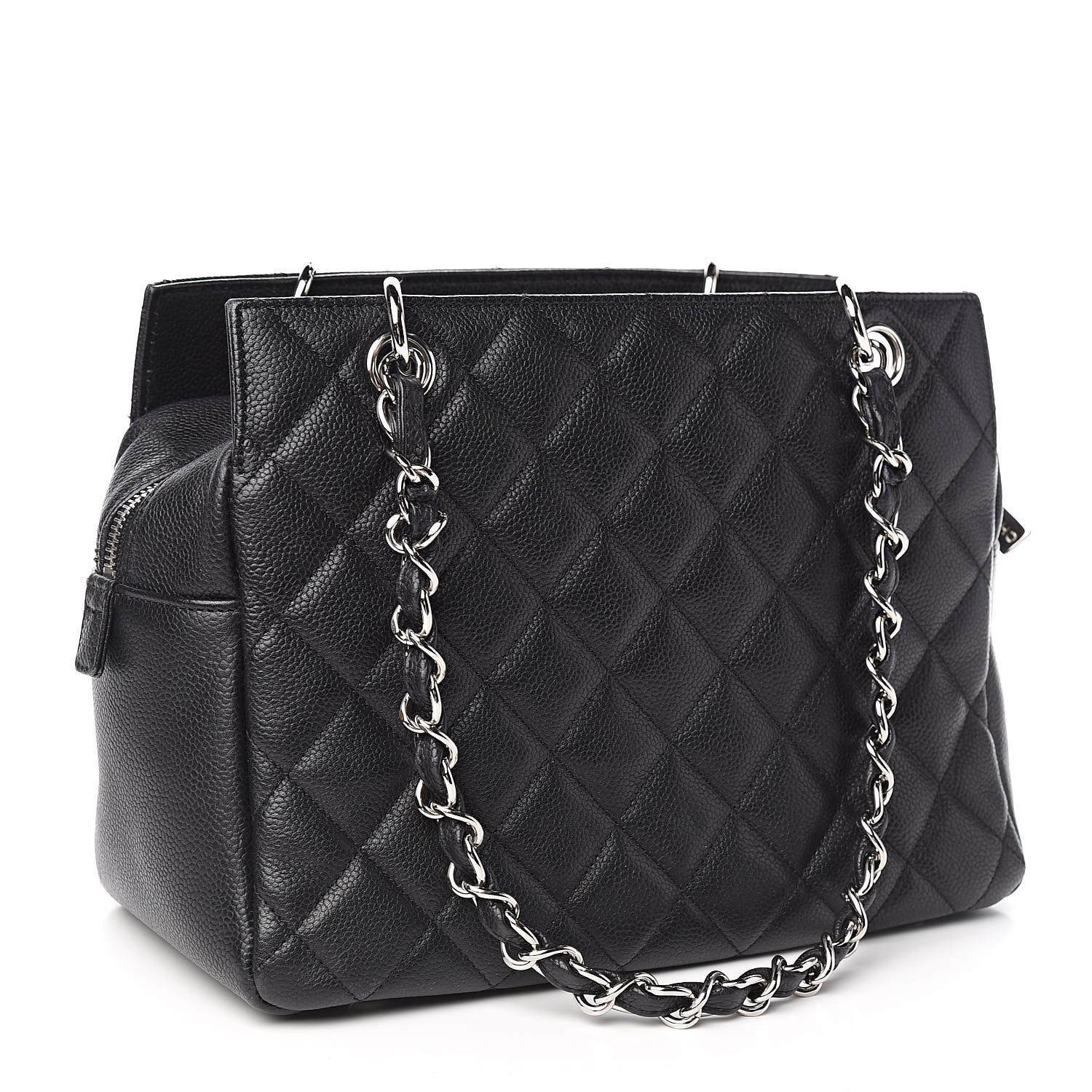 Chanel Caviar Quilted Petit Timeless Tote PTT Black 3 of 13