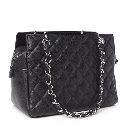 Chanel Caviar Quilted Petit Timeless Tote PTT Black 3 of 13