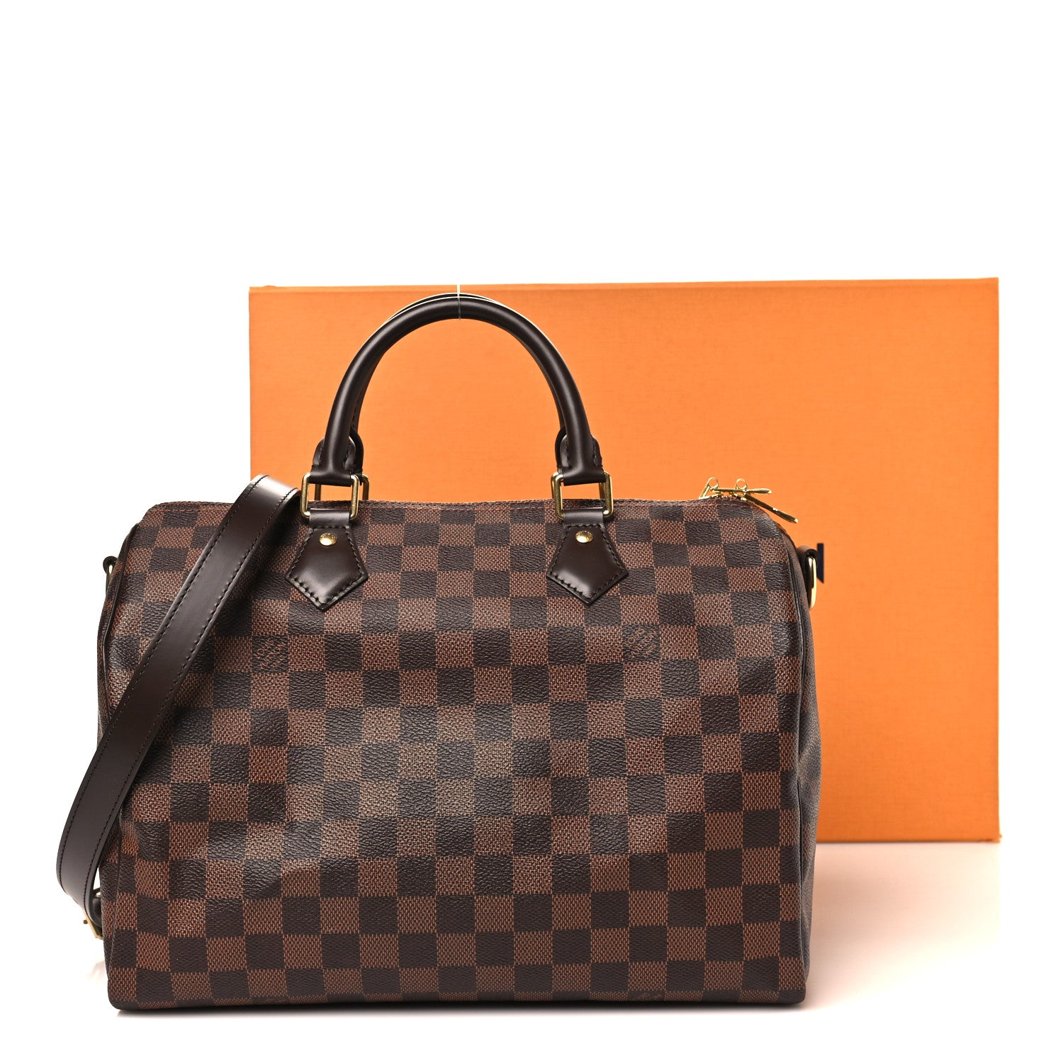 Louis Vuitton Damier Ebene Speedy Bandouliere 30 10 of 10