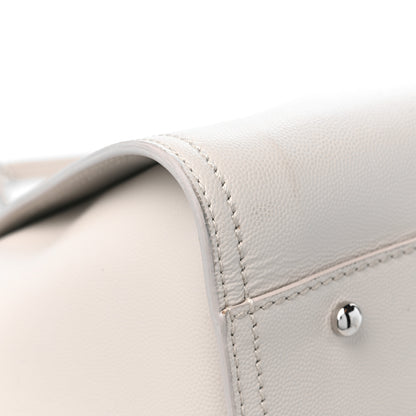 Chanel Caviar Medium Studded Deauville Tote White 10 of 15