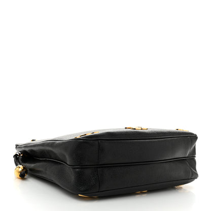 Chanel Caviar CC Shoulder Bag Black 3 of 9