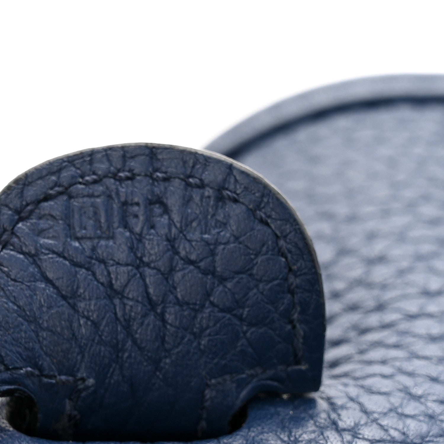 Hermes Taurillon Clemence Evelyne III PM Bleu De Malte 7 of 12