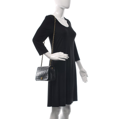 Chanel Lambskin Quilted Small Single Flap Black 2 of 19