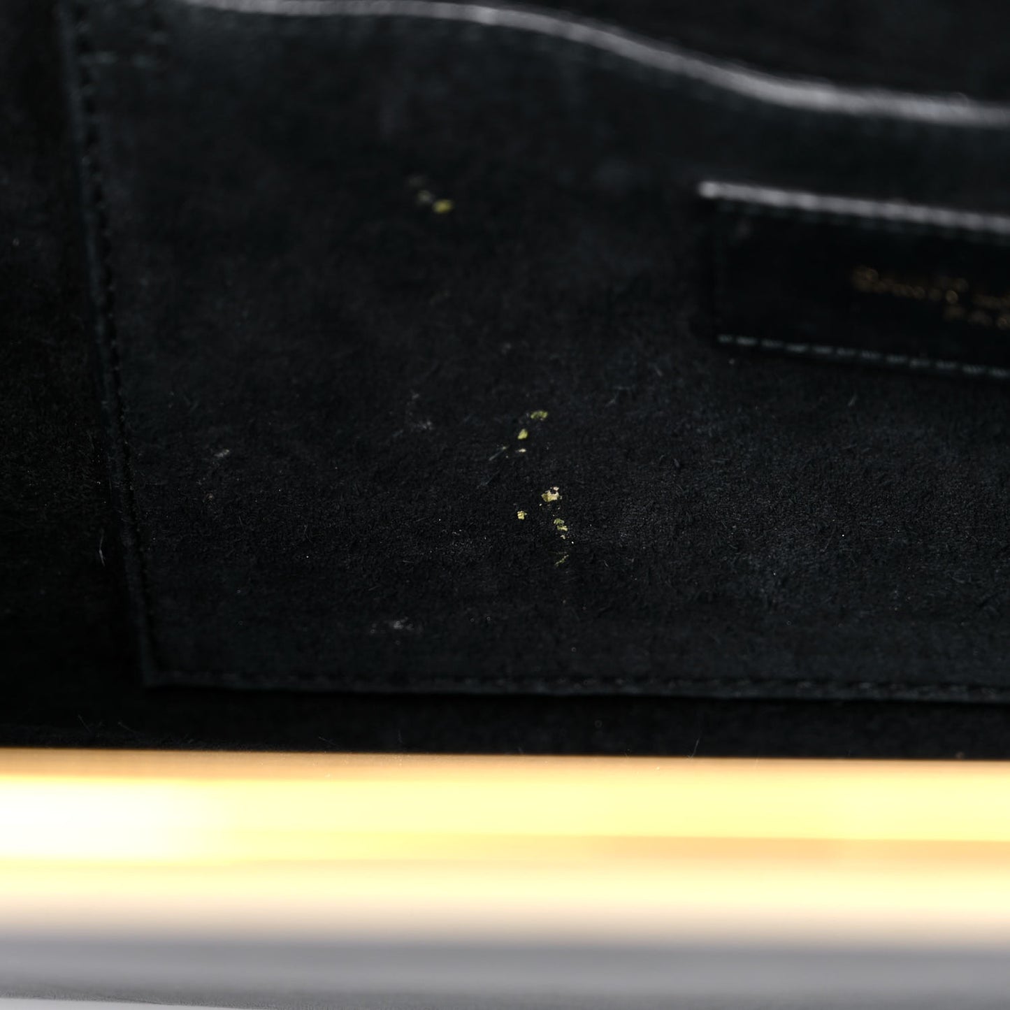 Leather Lutetia Clutch Black