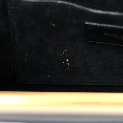 Saint Laurent Leather Lutetia Clutch Black 15 of 29
