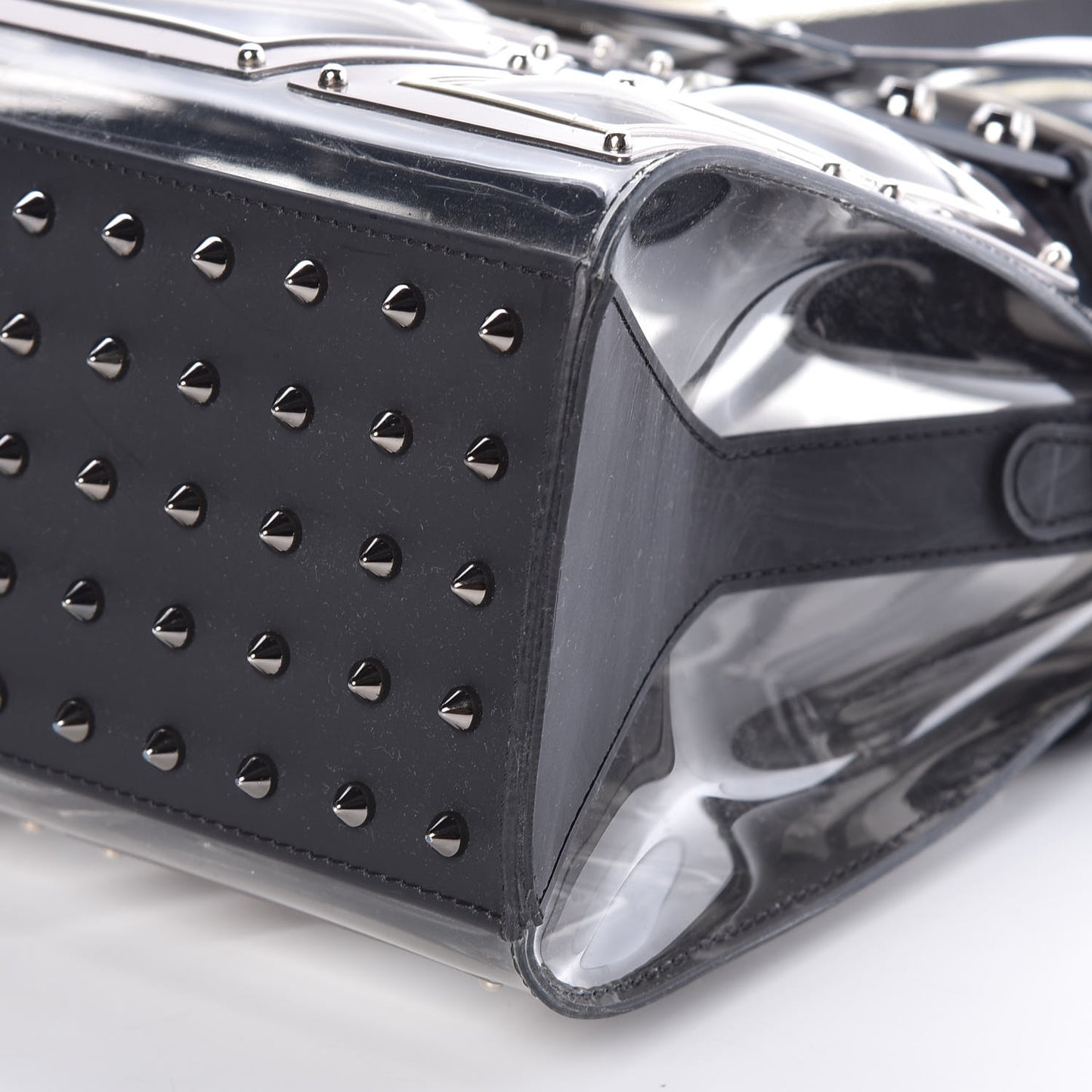 Vinyl Gladiator Tempete Satchel Antique Silver Gold