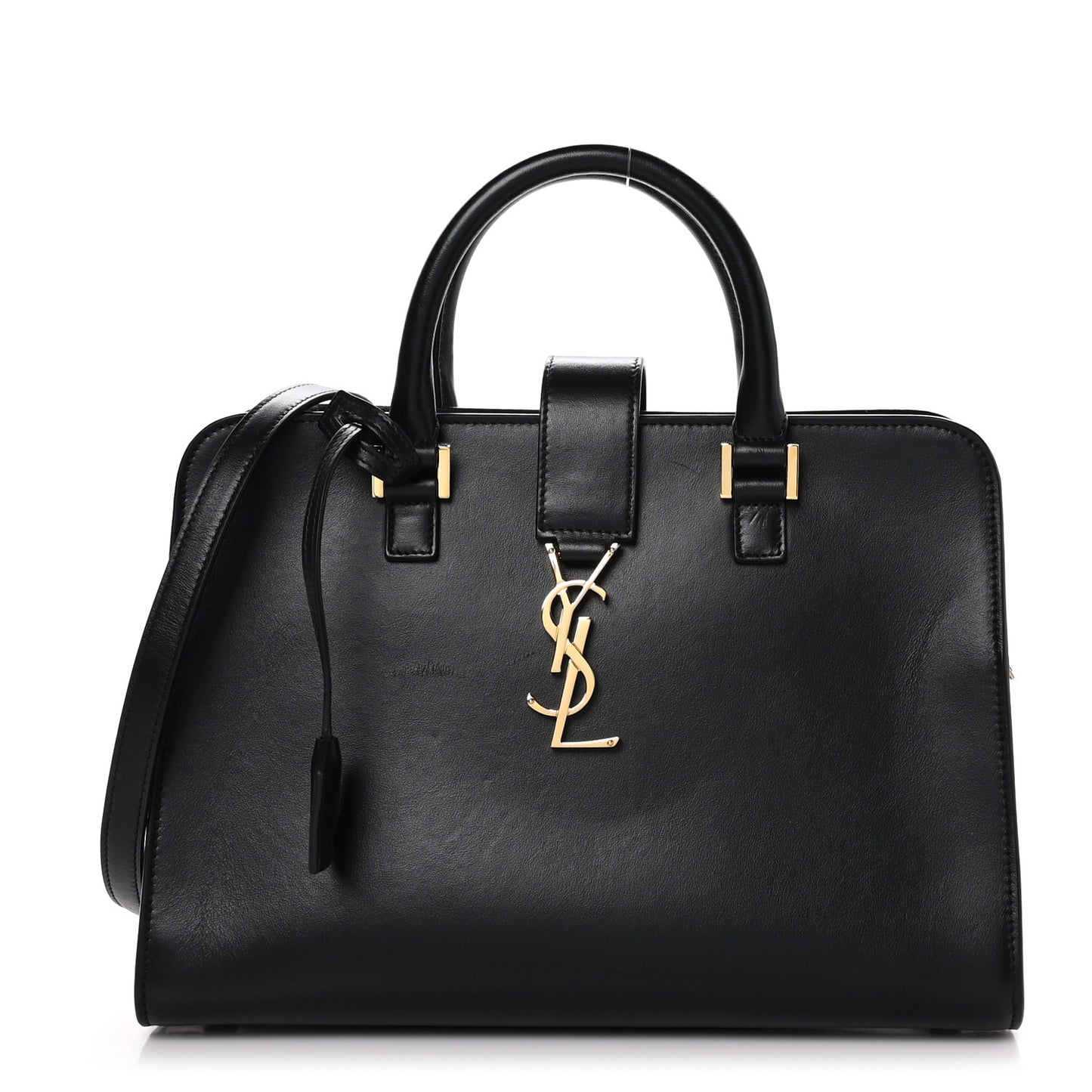 Calfskin Monogram Baby Cabas Black