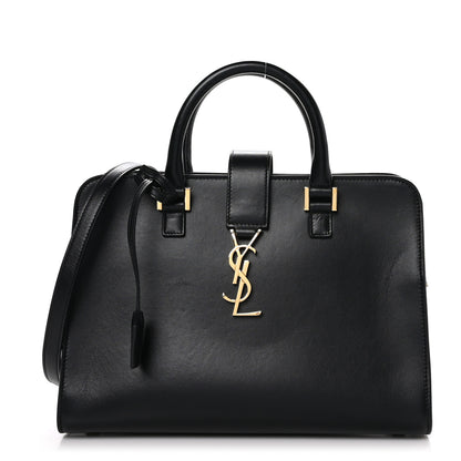 Saint Laurent Calfskin Monogram Baby Cabas Black 1 of 8