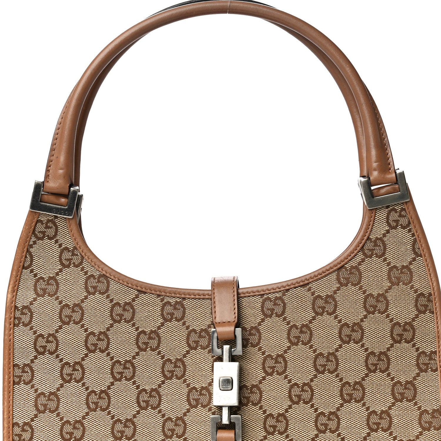 Gucci Monogram Small Bardot Bag Brown 13 of 30