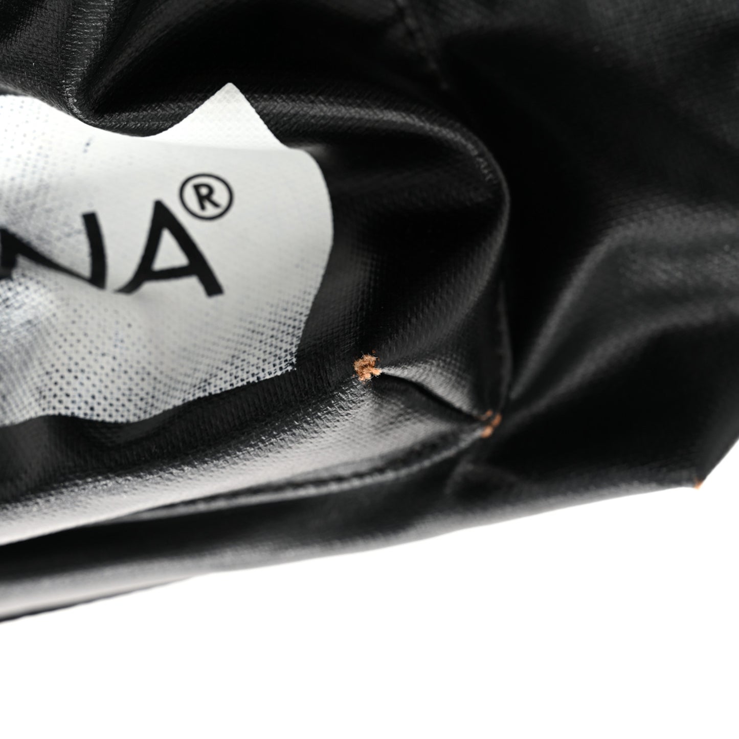 Calfskin Coated Canvas Vulcano Backpack Black