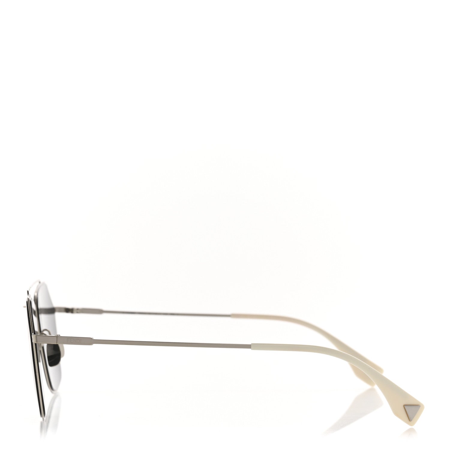 Fendi Metal Aviator Sunglasses FFM0022/S Silver 3 of 9