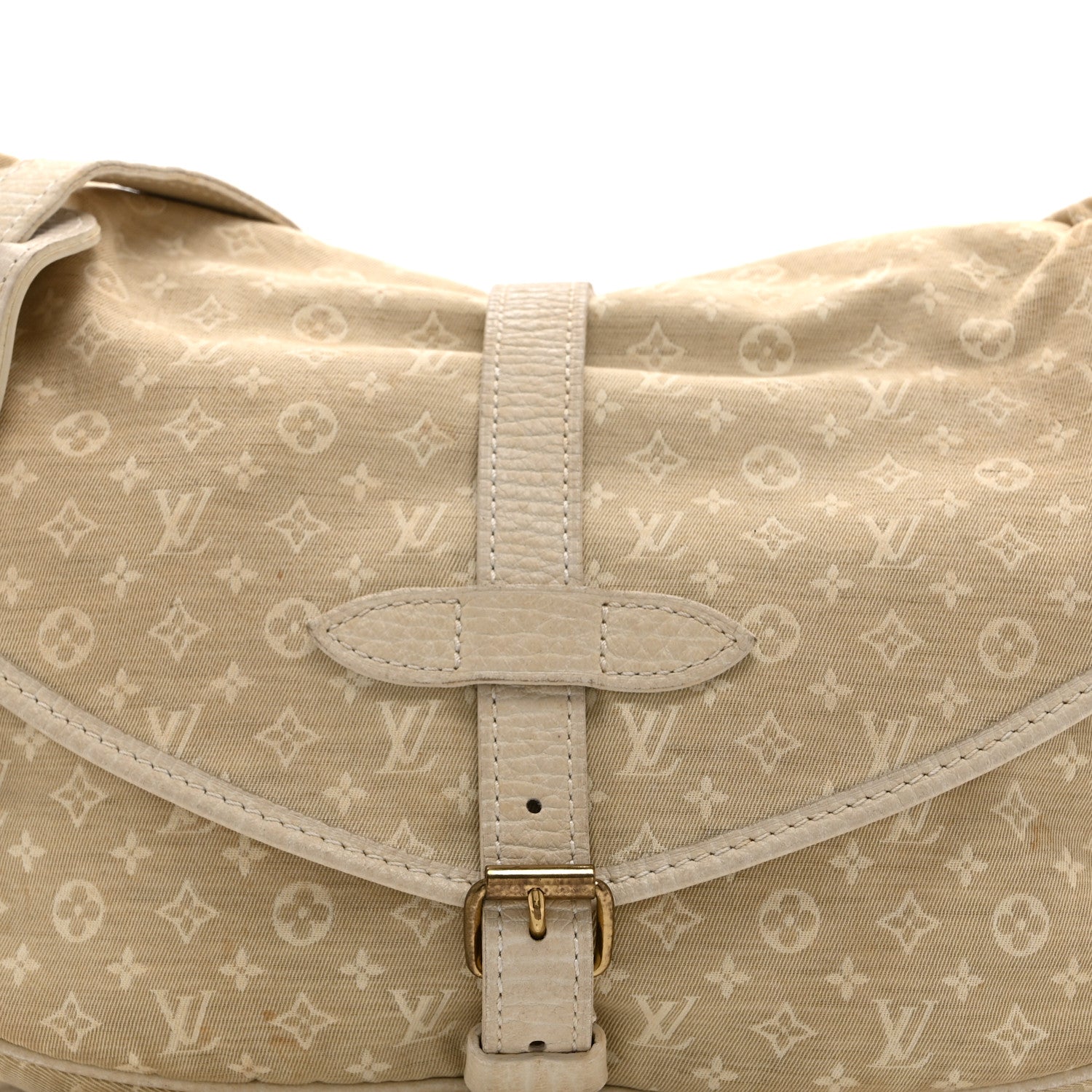 Louis Vuitton Monogram Mini Lin Saumur Dune 9 of 11