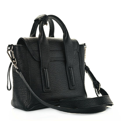 3.1 Phillip Lim Textured Calfskin Mini Pashli Satchel Black 3 of 10