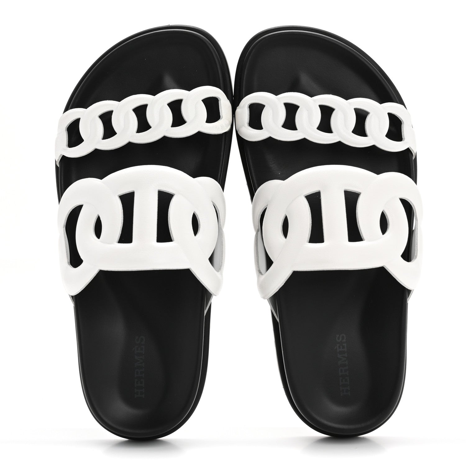 Hermes Nappa Womens Extra Sandals 35.5 White 2 of 11