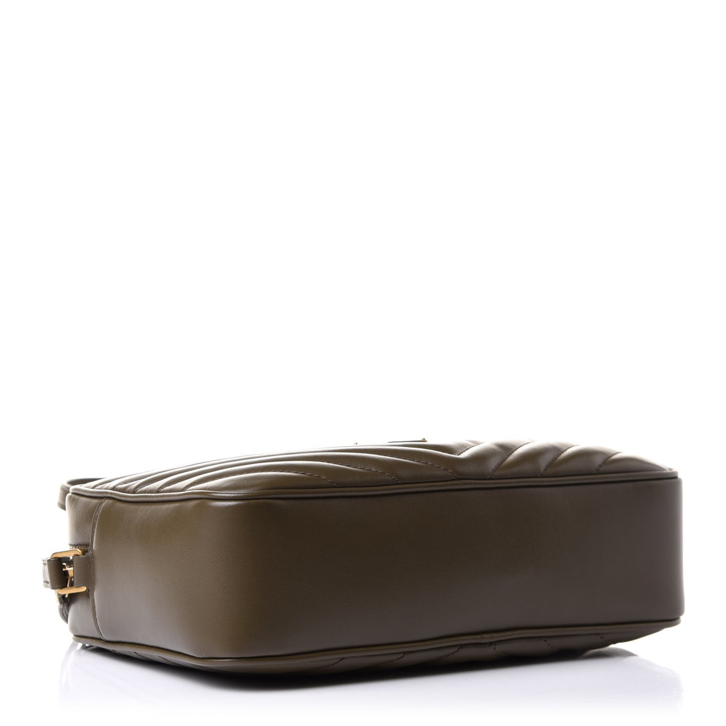Calfskin Matelasse Monogram Lou Camera Bag Military Olive