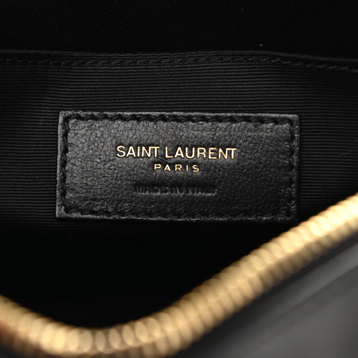 Saint Laurent Calfskin Matelasse Monogram Lou Camera Bag Black 6 of 9