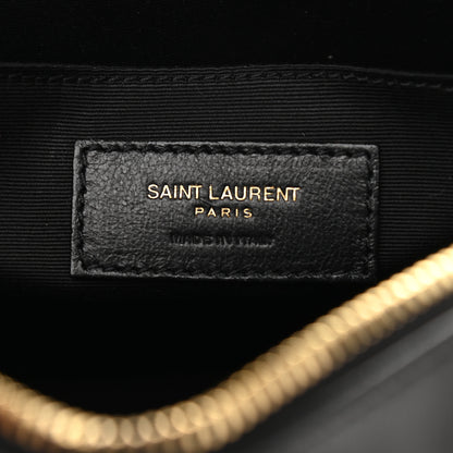 Saint Laurent Calfskin Matelasse Monogram Lou Camera Bag Black 6 of 9