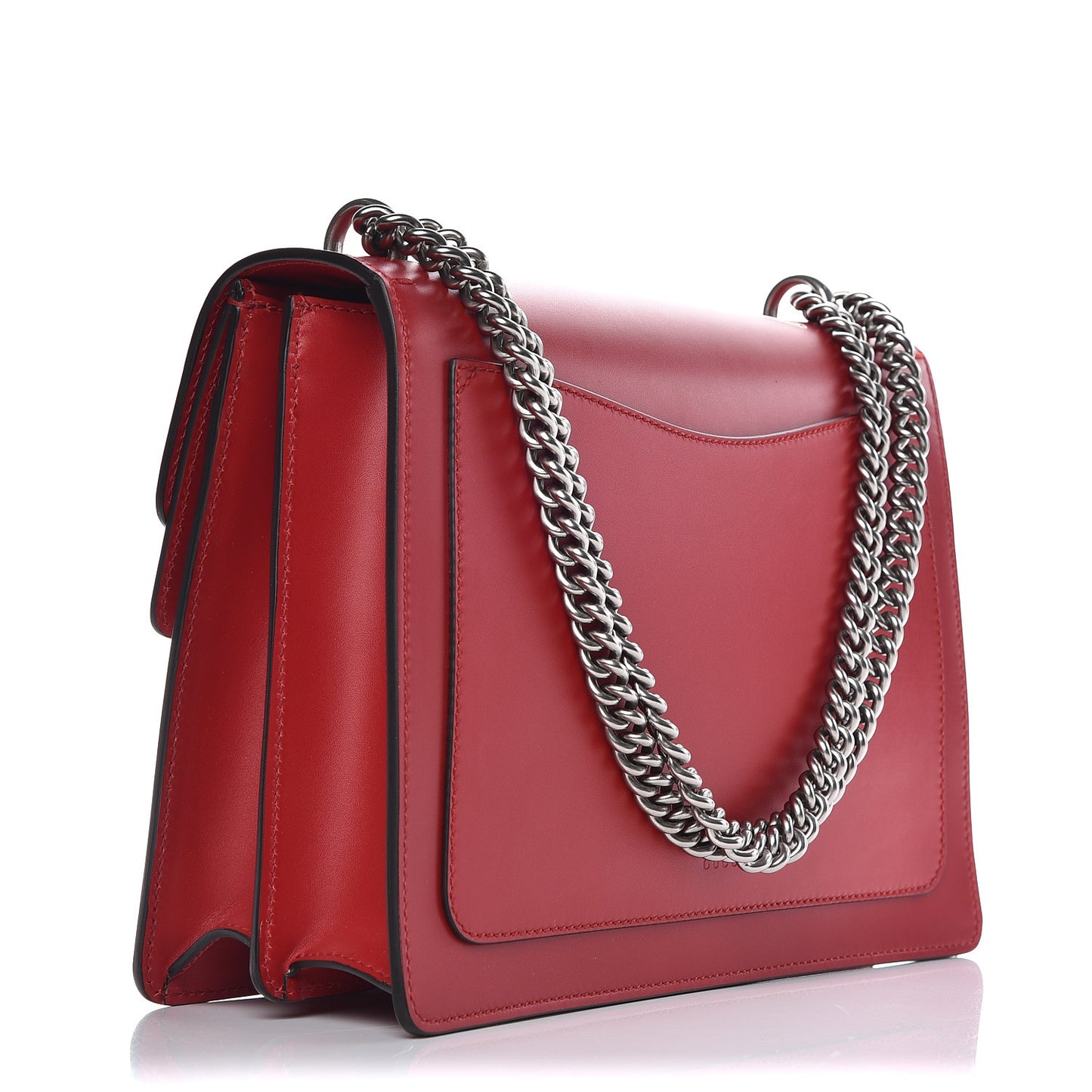 Calfskin Chinese New Year Medium Dionysus Shoulder Bag Hibiscus Red