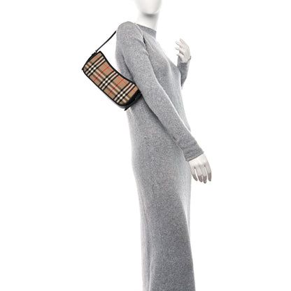 Burberry Vintage Check Calfskin Sling Archive Beige Black 2 of 10