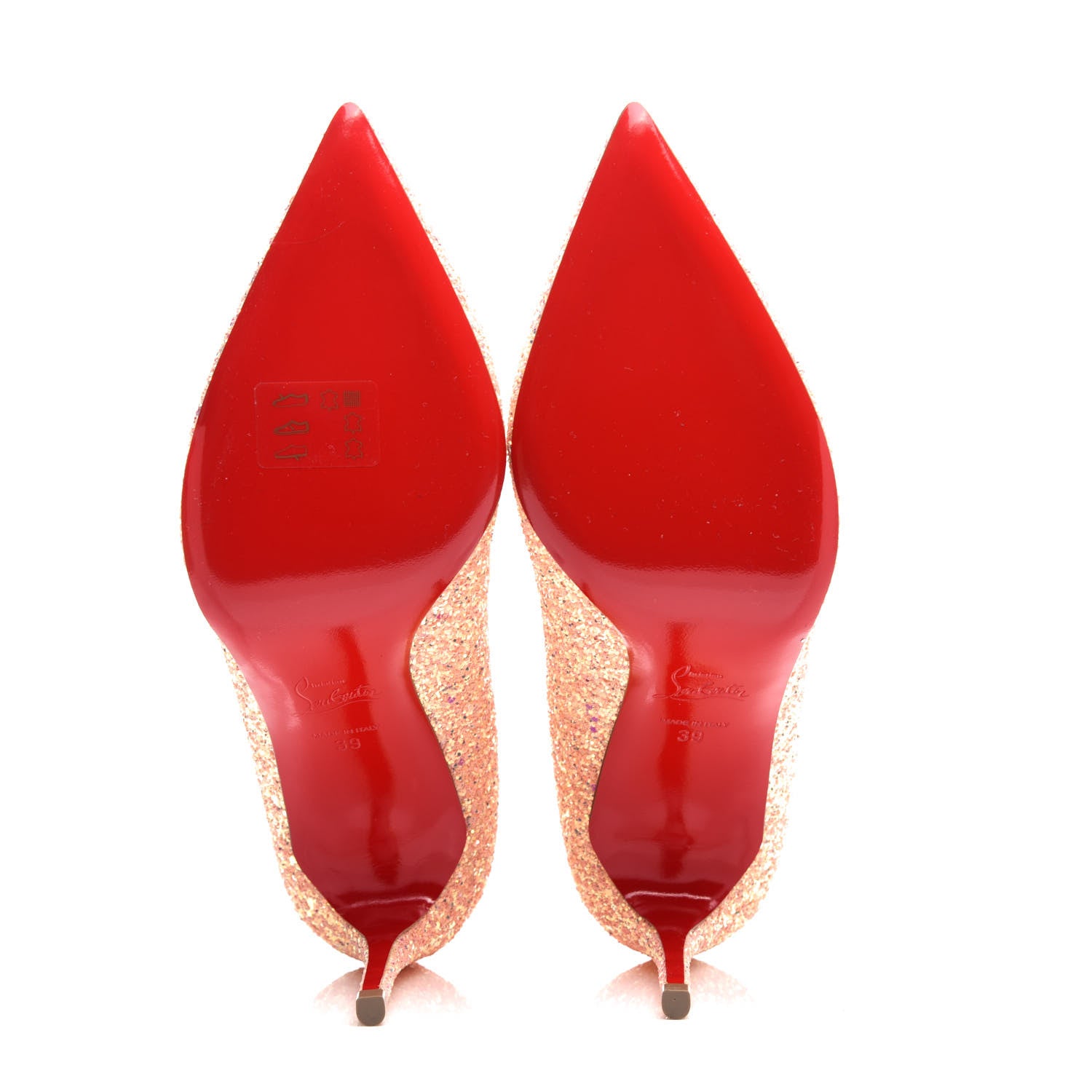 Christian Louboutin Glitter Pigalle Follies Dragonfly 85 Pumps 39 Pompadour 6 of 12