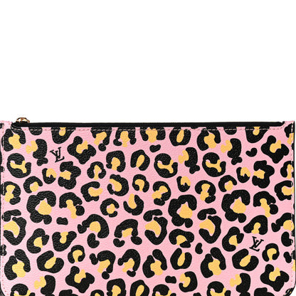Louis Vuitton Monogram Giant Wild At Heart Neverfull MM Pochette Black 7 of 9