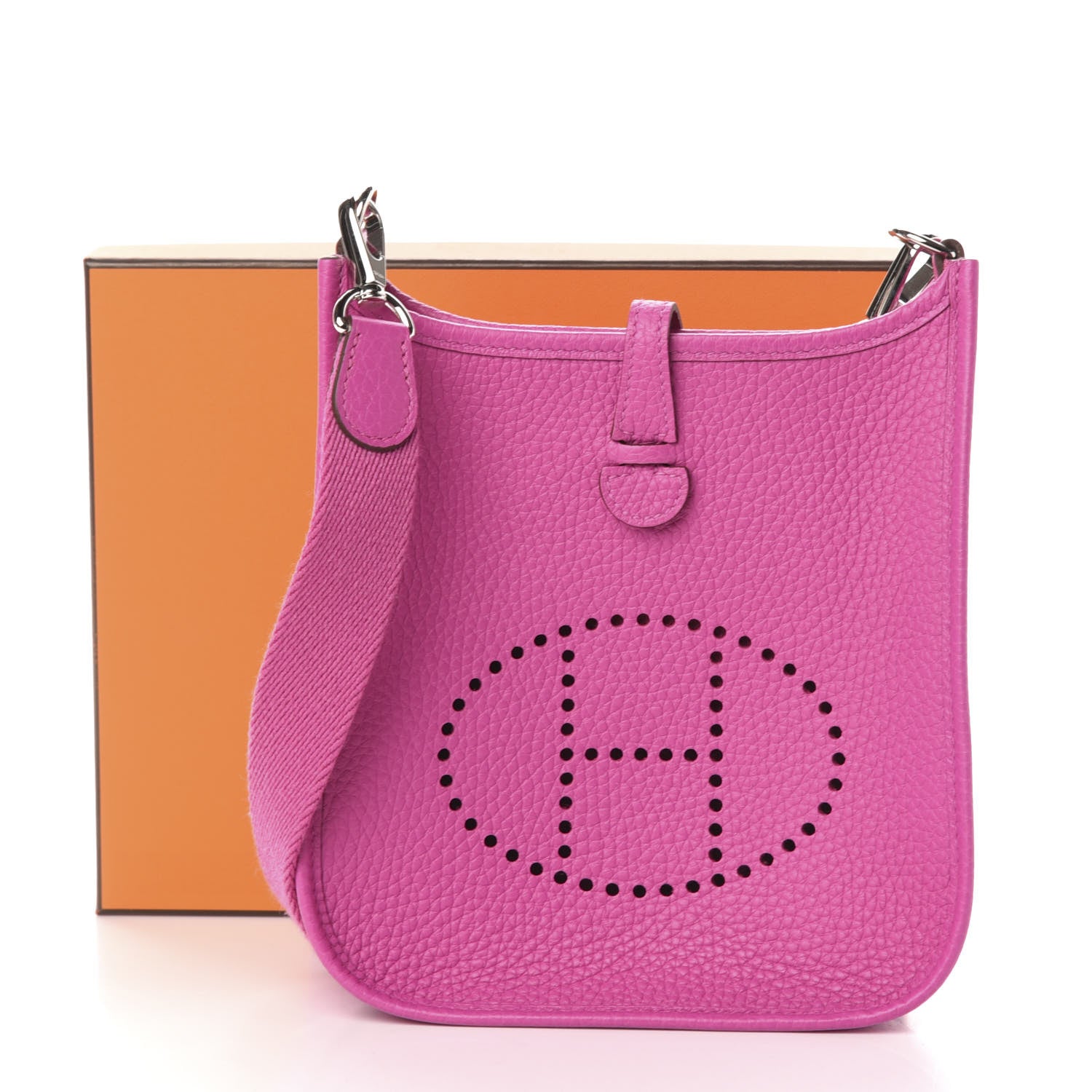 Hermes Taurillon Clemence Evelyne TPM Magnolia 11 of 11