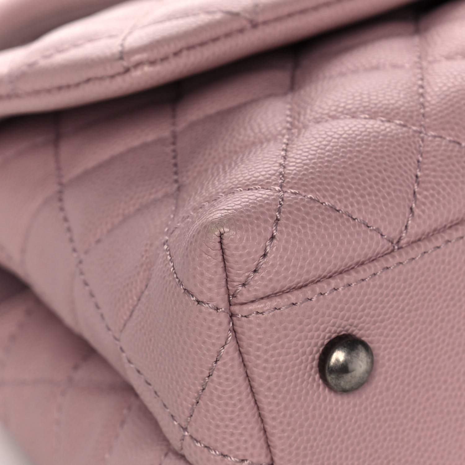Chanel Caviar Quilted Mini Coco Handle Flap Pink 9 of 14