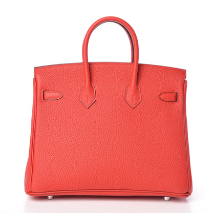 Hermes Togo Birkin 25 Rouge De Coeur 4 of 39
