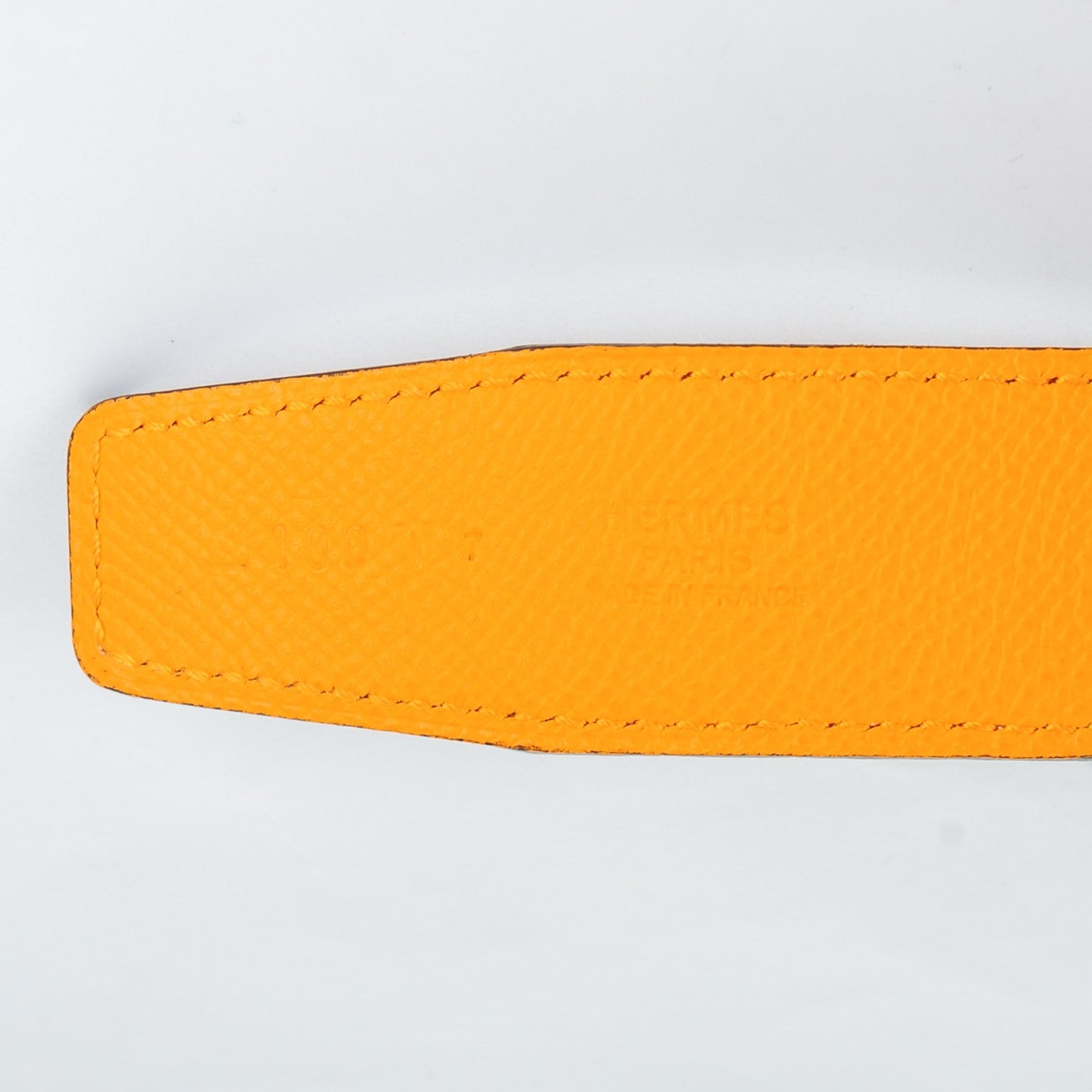 Swift Epsom Reversible 32mm Quizz H Belt 100 Gold Mangue