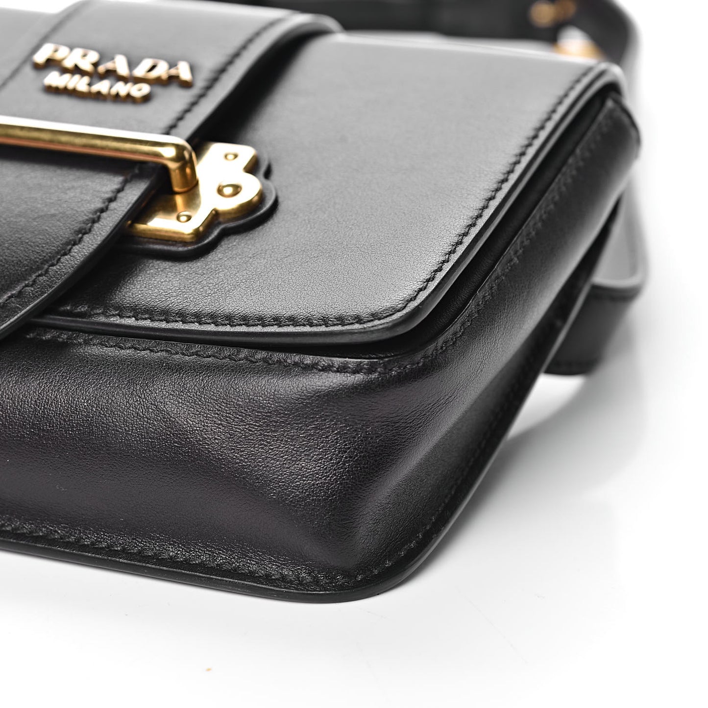 City Calf Cahier Belt Bag Black