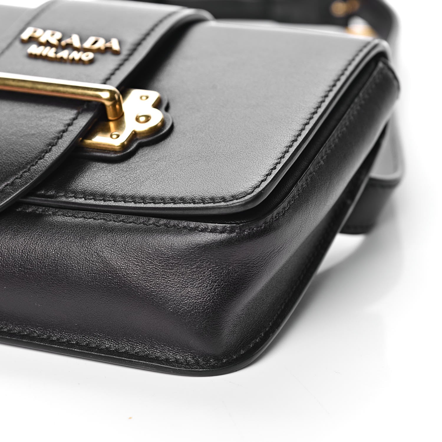 Prada City Calf Cahier Belt Bag Black 11 of 12