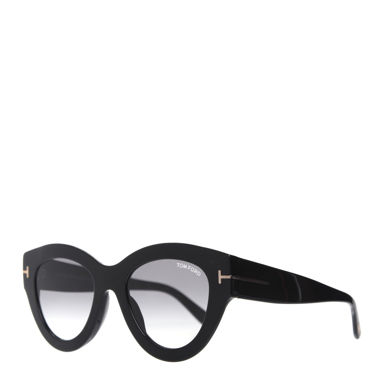 Tom Ford Slater Cat Eye Sunglasses TF658 Black 1 of 8