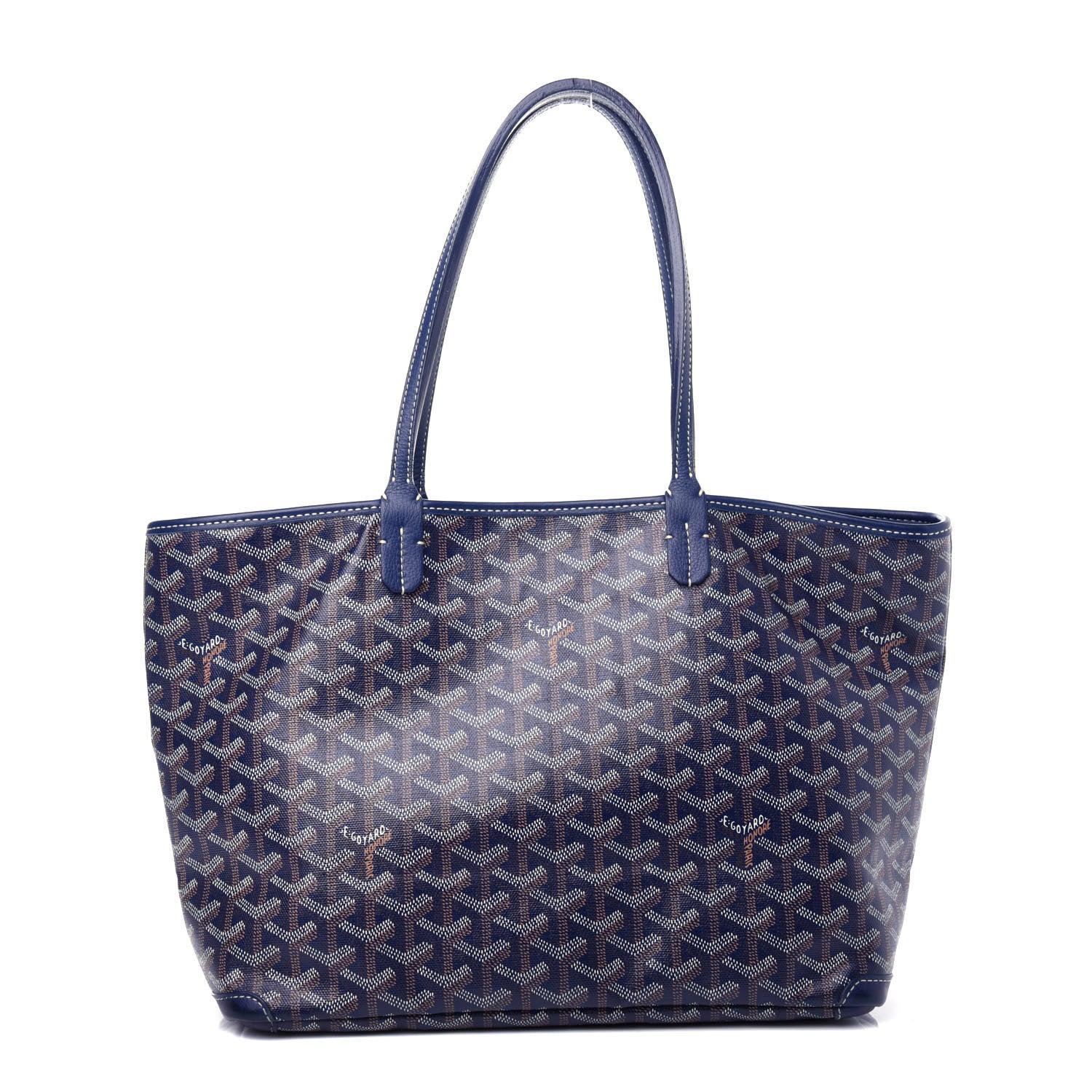 Goyard Goyardine Artois PM Navy 1 of 9