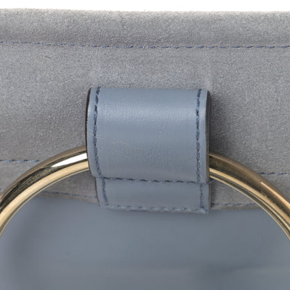 Chloe Suede Calfskin Mini Faye Bracelet Bag Washed Blue 5 of 5