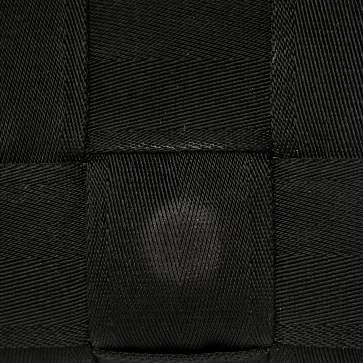 Webbing Maxi Intrecciato Cassette Bag Black
