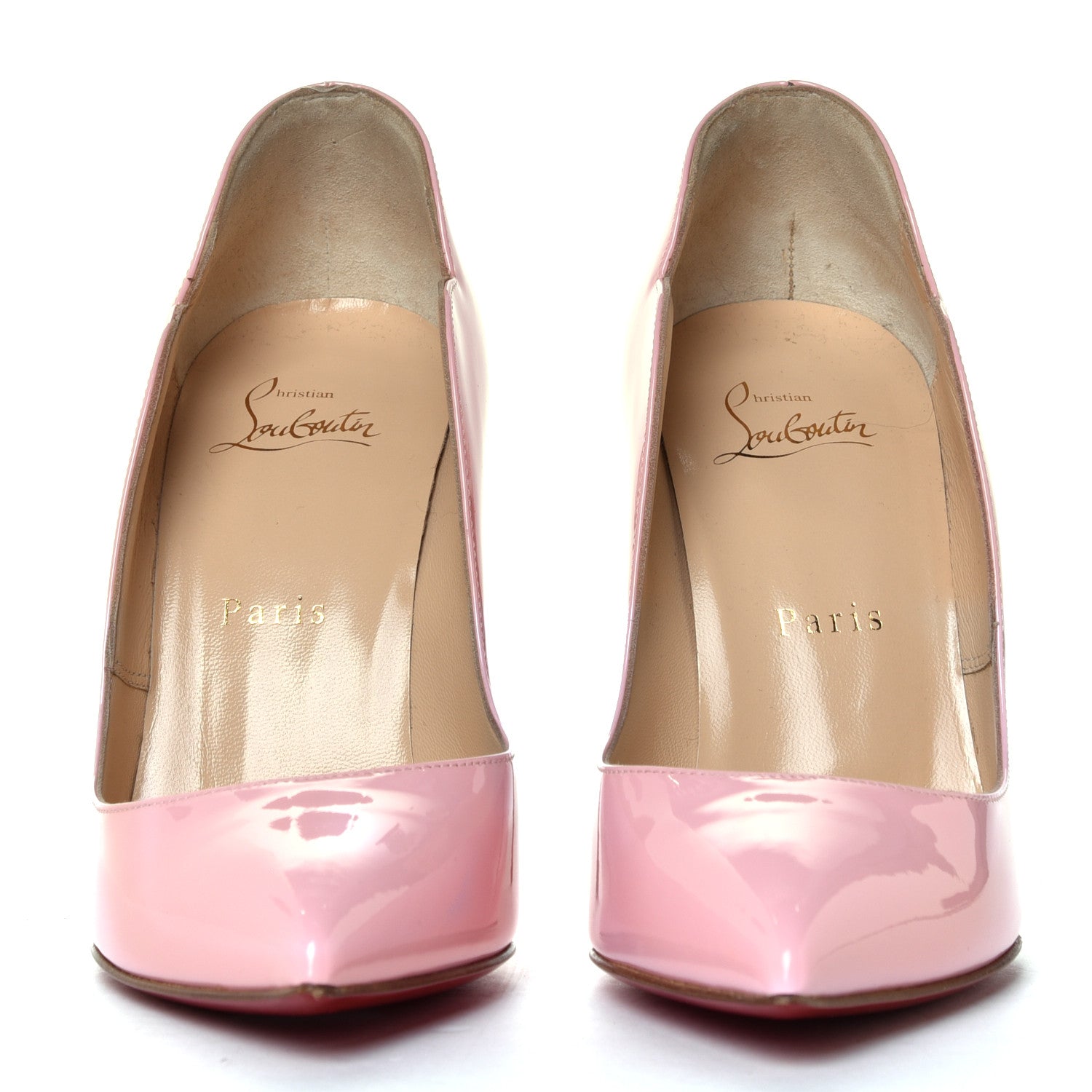 Christian Louboutin Patent Hot Chick 100 Pumps 37 Eglantine 7 of 12