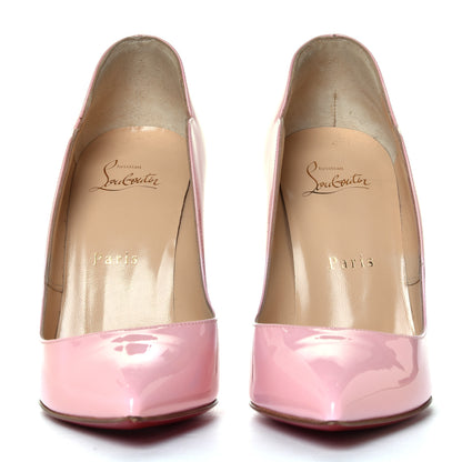 Christian Louboutin Patent Hot Chick 100 Pumps 37 Eglantine 7 of 12