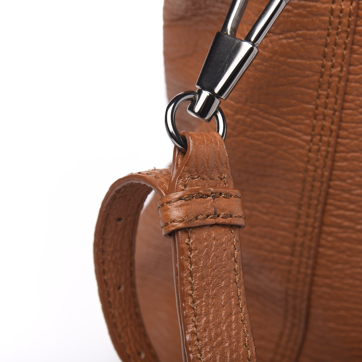 3.1 Phillip Lim 3.1 Textured Calfskin Medium Pashli Satchel Rust 13 of 16