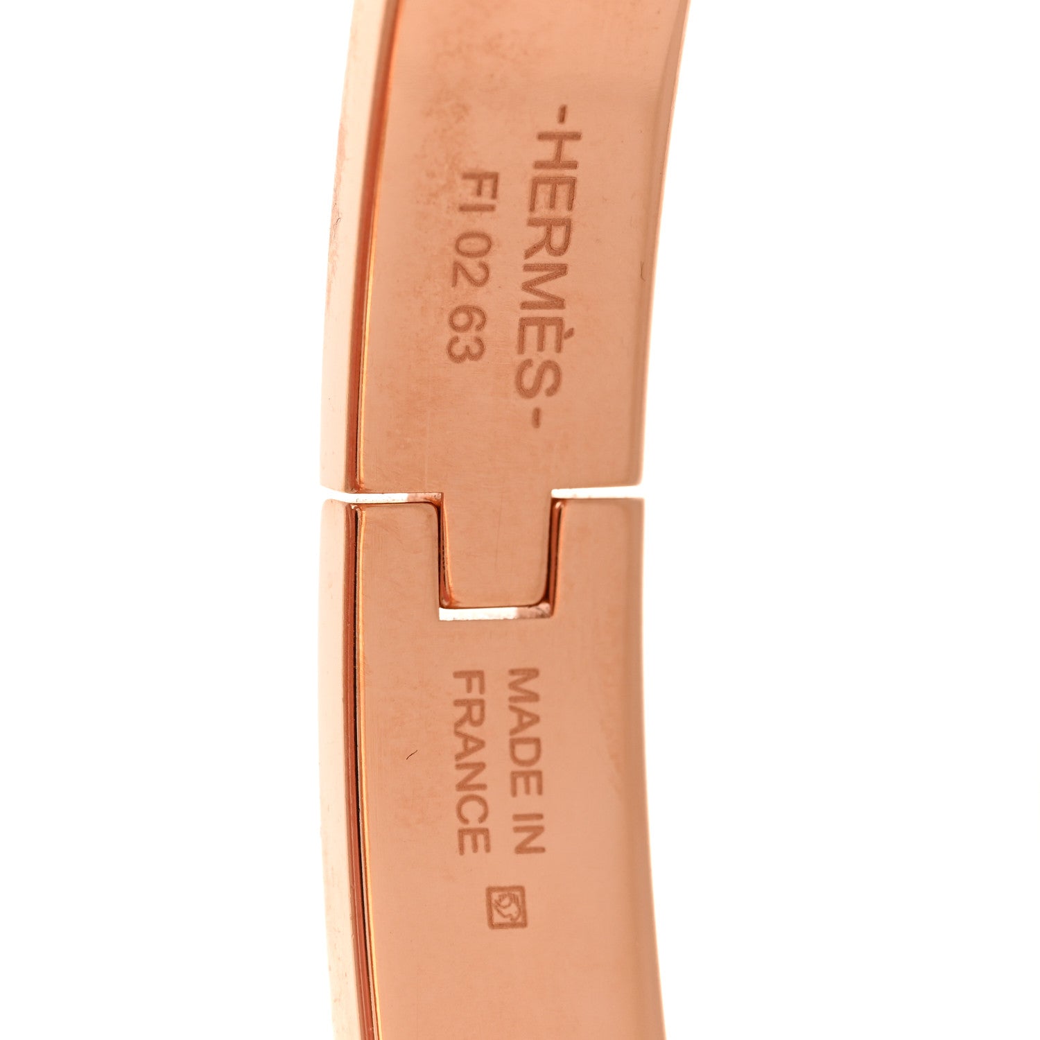 Hermes Enamel Mini Clic Chaine d'Ancre Bracelet PM Gris 4 of 4