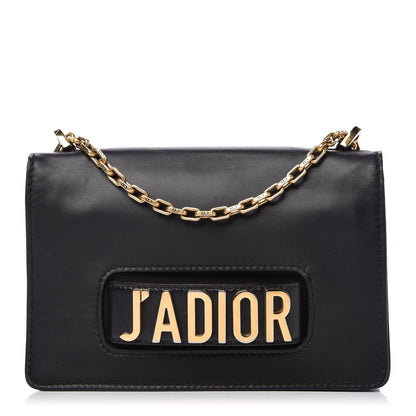 Christian Dior Calfskin J'Adior Chain Flap Bag Black 1 of 9