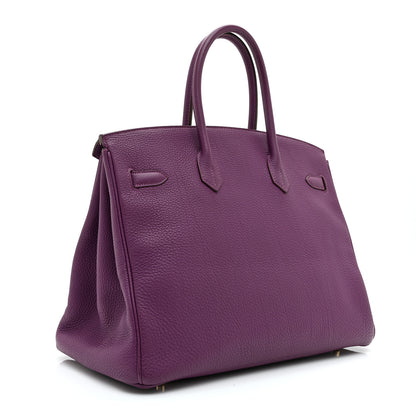Hermes Togo Birkin 35 Anemone 3 of 11
